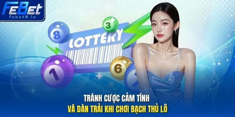 Tránh cược cảm tính và dàn trải khi chơi bạch thủ lô. 