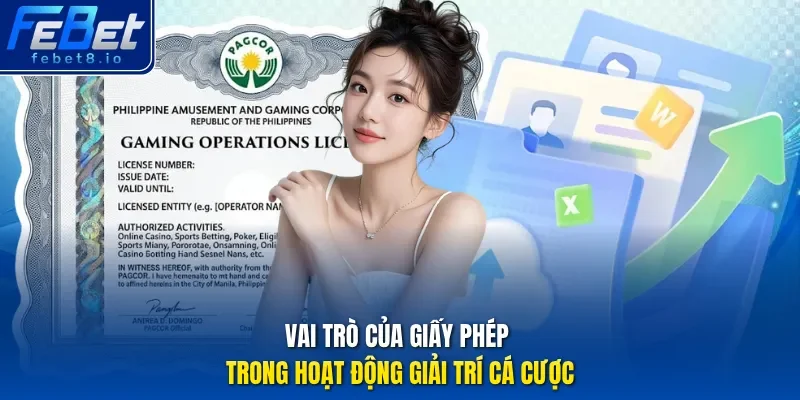 Vai trò của giấy phép trong hoạt động giải trí cá cược
